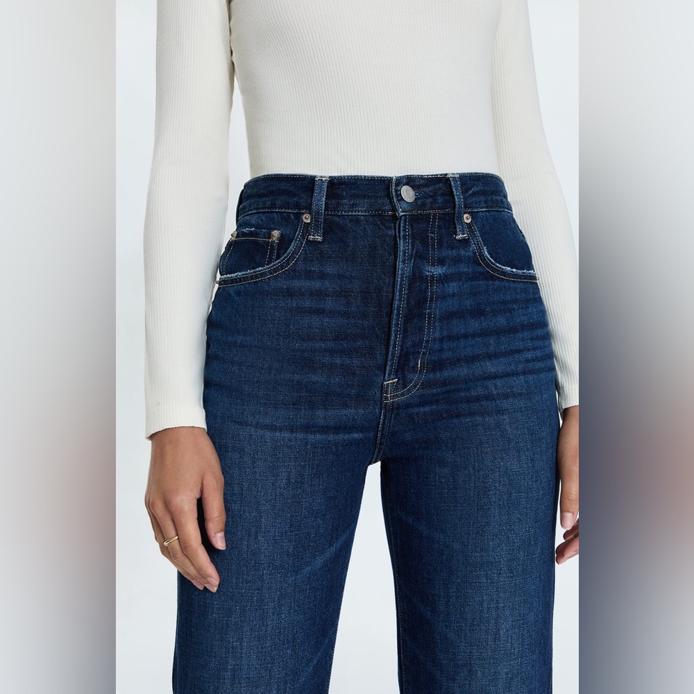 Pistola Cassie Dark Blue Flare & Wide Leg Jeans - Picture 2 of 11